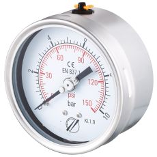 Manometre Sec Inox - Ø100 - Axial