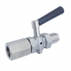 ROBINET MALE / FEMELLE ECROU A PAS DIFFERENTIEL INOX