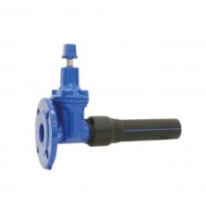 Vannes À Opercule Caoutchouc Embout PEHD - Bride Percé Iso