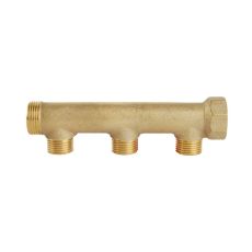 Collecteur composable laiton mâle-femelle 3/4'' - 2 à 6 dérivations mâle 1/2''