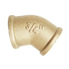 Coude 45° Femelle x Femelle - Laiton à Visser