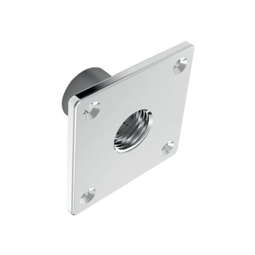 Plaque pour robinetterie extérieure Chromé - F1/2''-F1/2'' 