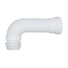 Pipe WC souple extensible joint à lèvres