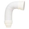Pipe WC souple non extensible coudée