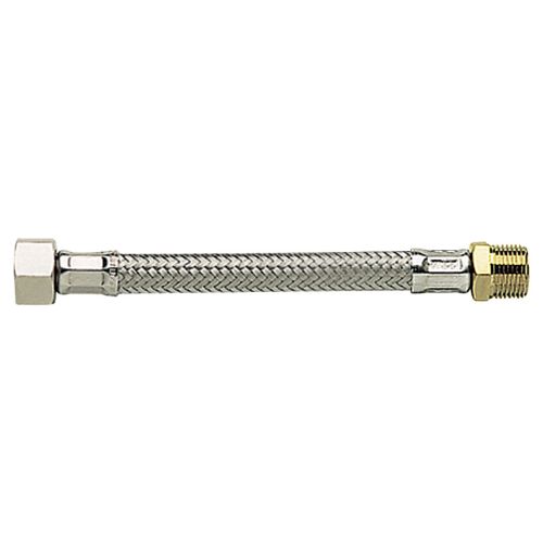 Flexible sanitaire plomberie Inox Femelle x Mâle DN 12.5 mm - Série Plus QB